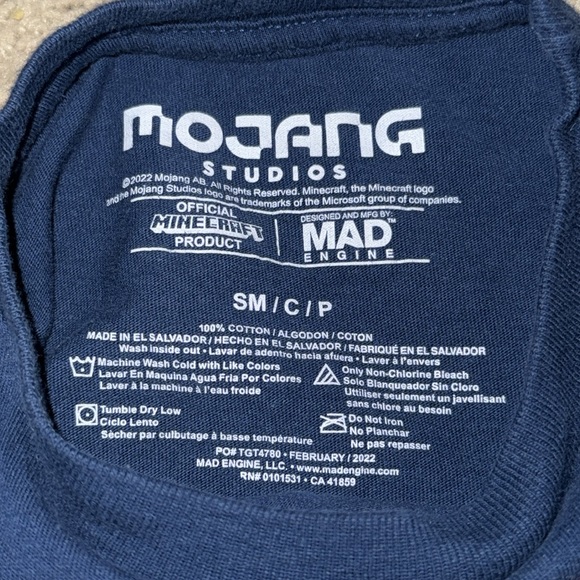 Minecraft 4th of July T-shirt size small (6-7) - Picture 3 of 3